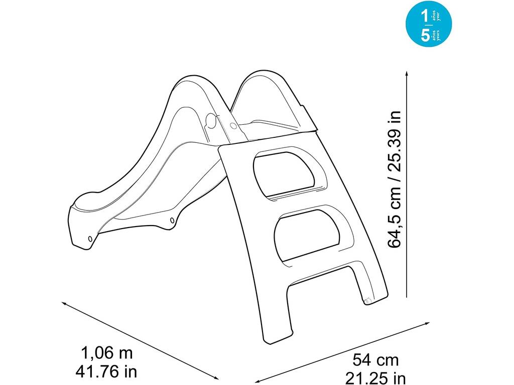  Bluey Feber Mi Primer Toboggan Famosa FEU10000 