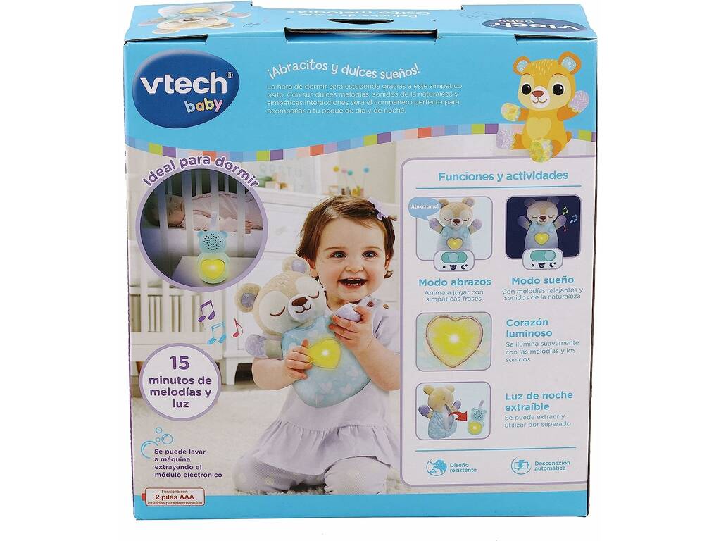 Ours en peluche Mélodies Bleu Vtech 539822