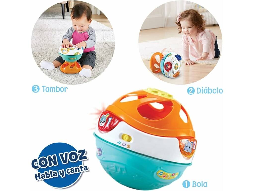Ruota la palla per bebè trasformabile 3 in 1 di Vtech 509022