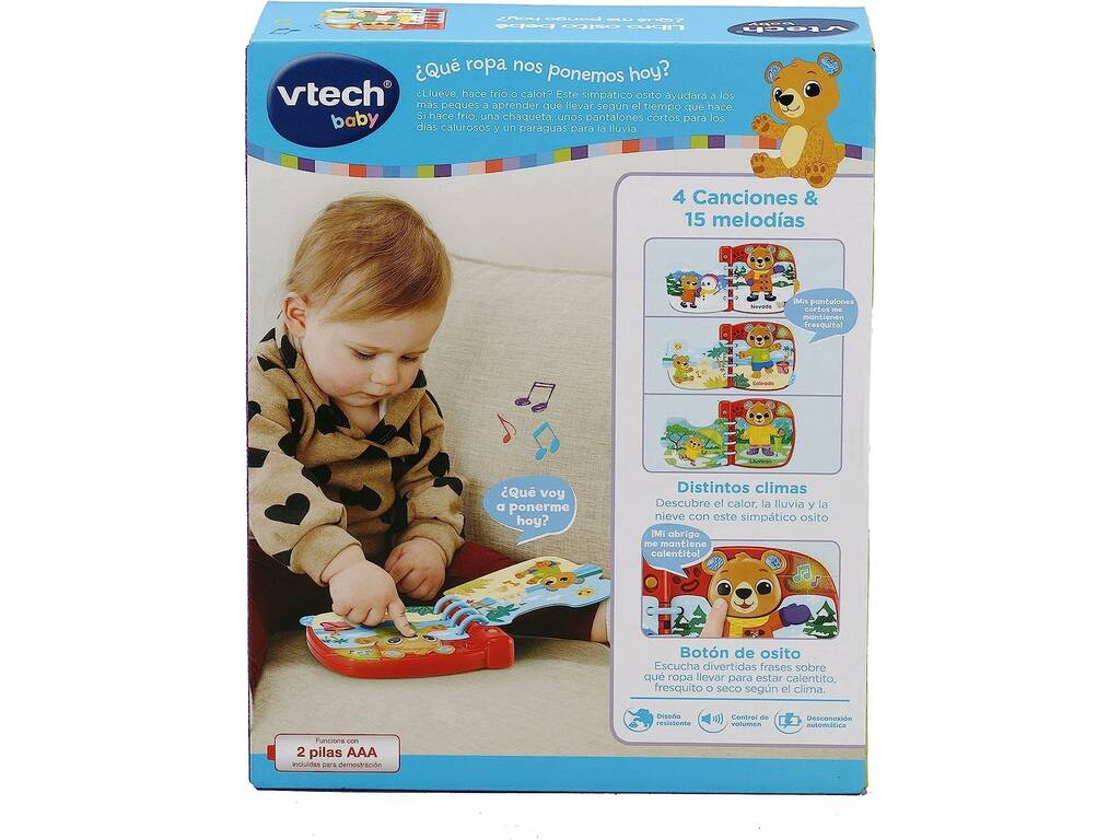 Livre du bébé ours Que dois-je porter aujourd'hui ? par Vtech 558322