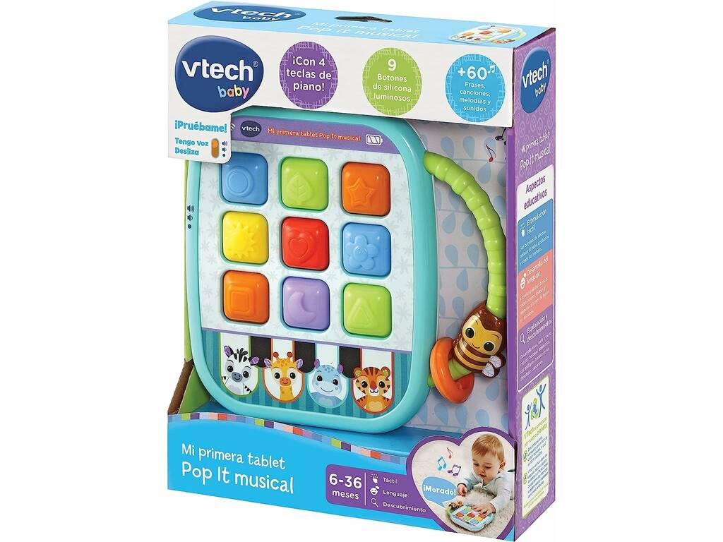 Il mio primo tablet Pop It Musicale di Vtech 540422