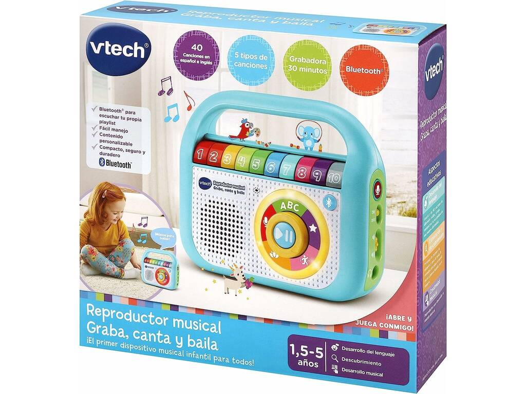 Lettore musicale Registra, canta e balla Vtech 615522