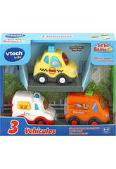 imagen Tut Tut Bolidi Serie Pro Pack 3 Veicoli di Servizio Vtech 420577