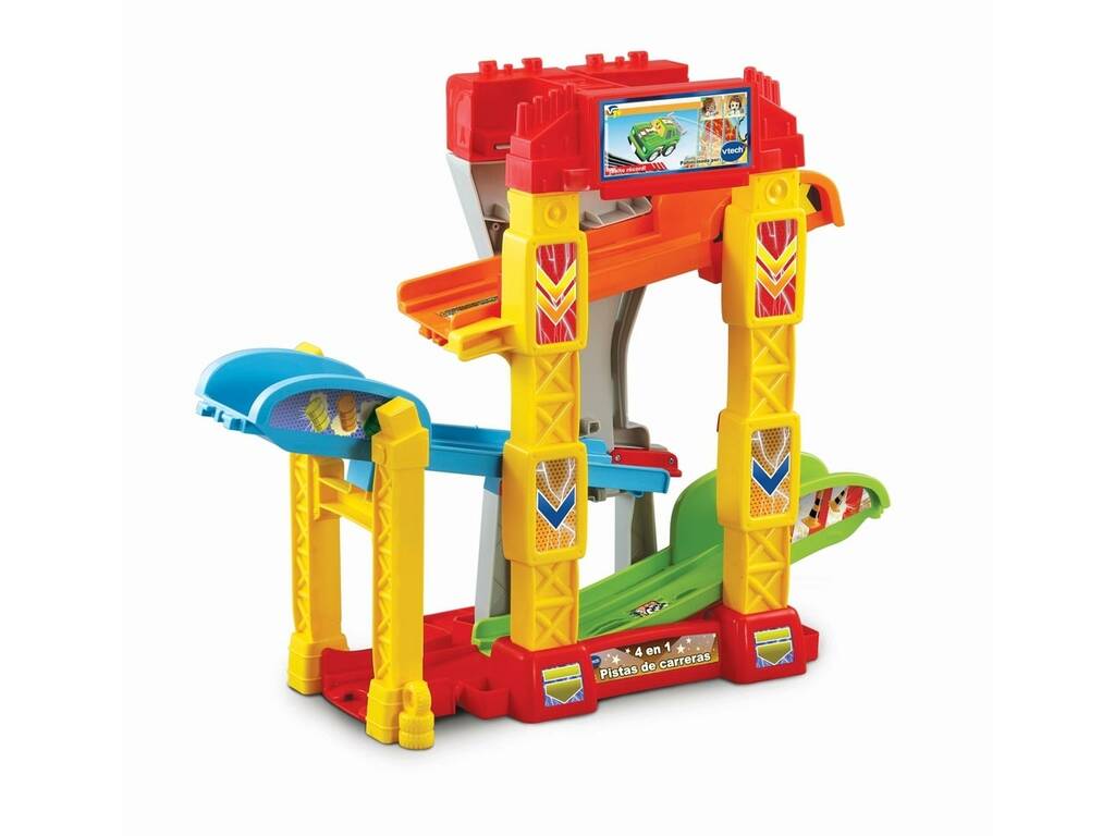 Tut Tut 4 in 1 Racing Track + Simon The Racing Car Vtech 556522