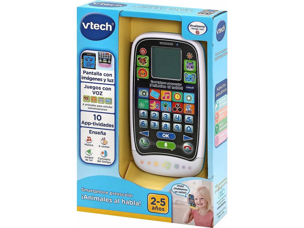 Smartphone Préscolaire Animaux qui Parle ! de Vtech 529222 