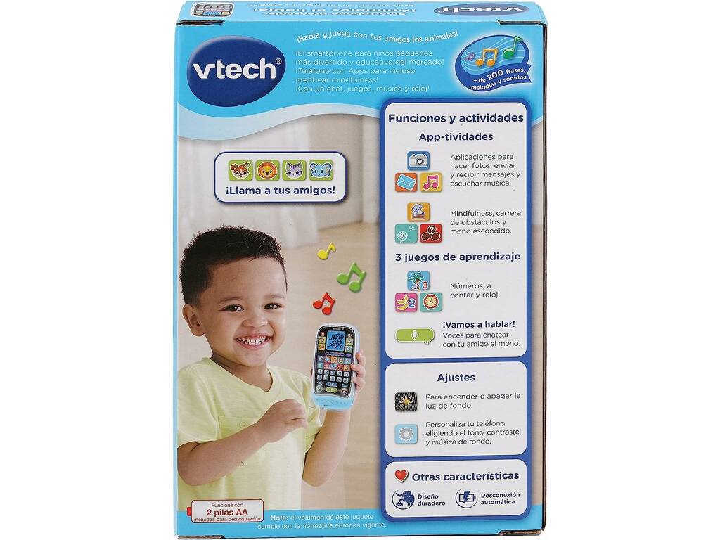 Smartphone Préscolaire Animaux qui Parle ! de Vtech 529222 
