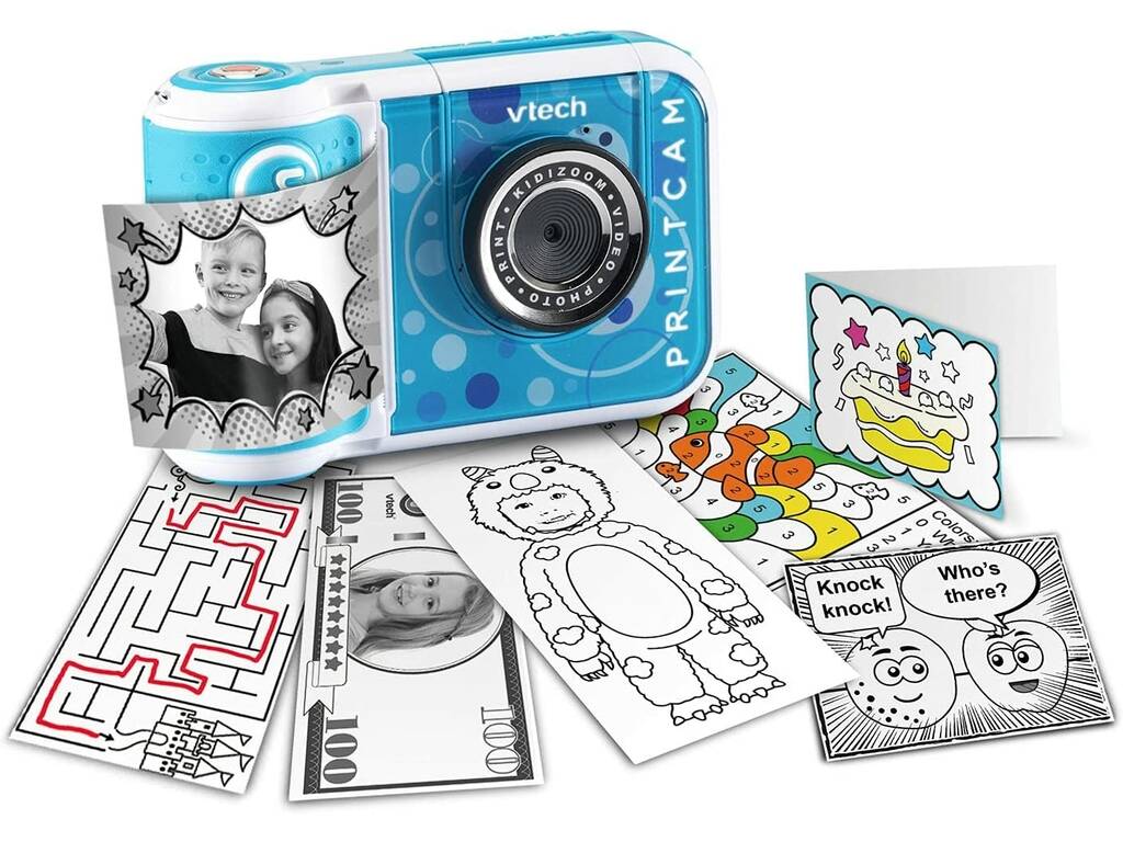 KidiZoom PrintCam Caméra Bleu Vtech 549122 