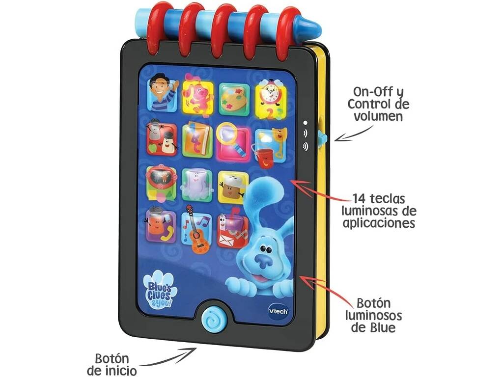 Le tracce di Blu e te Super Pratico Quaderno Vtech 610722