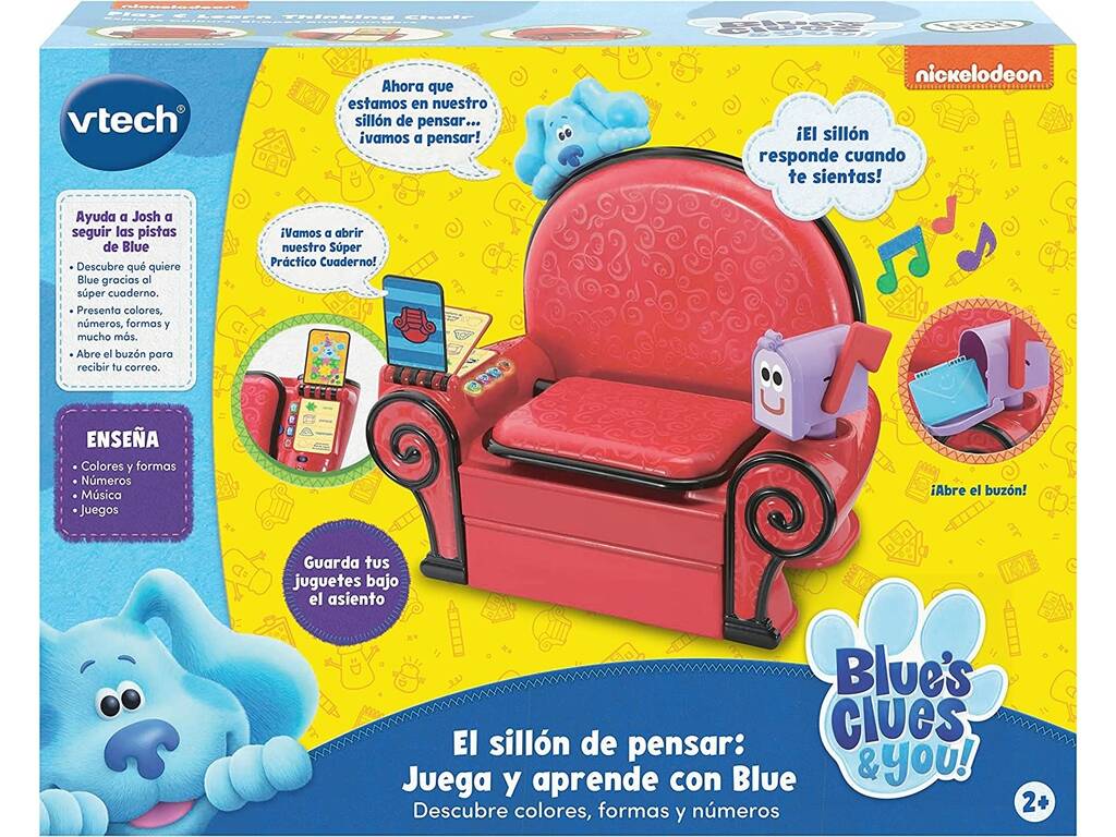Le tracce di Blu e te La sedia pensante Gioca e impara con Blu Vtech 610422