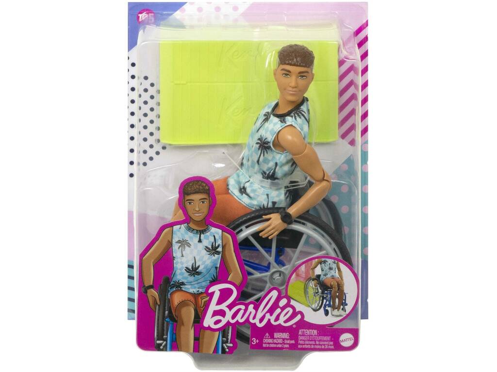 Barbie Fashionista Ken con sedia a rotelle Mattel HJT59