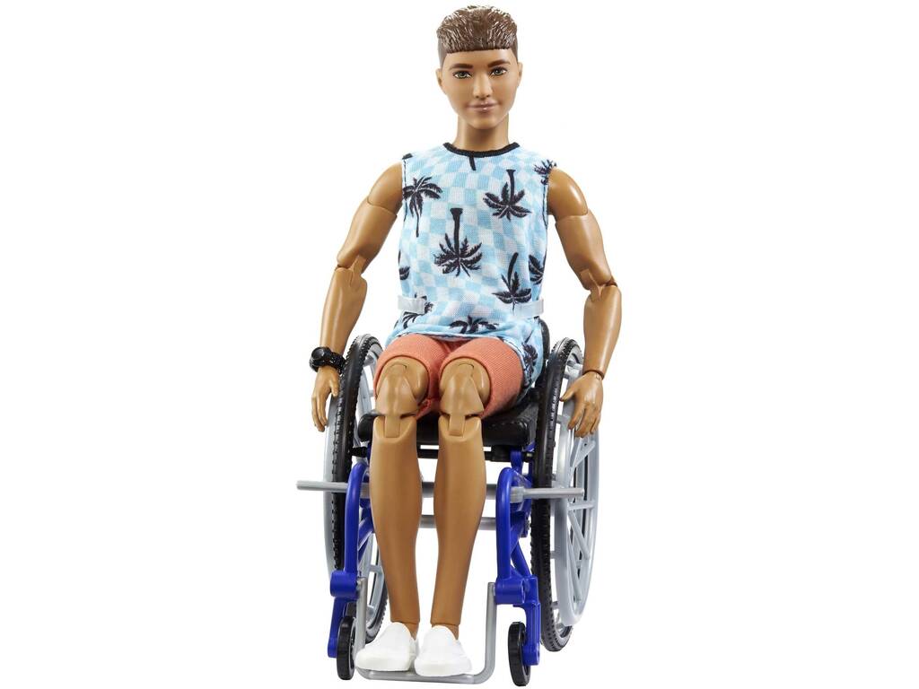 Barbie Fashionista Ken con sedia a rotelle Mattel HJT59