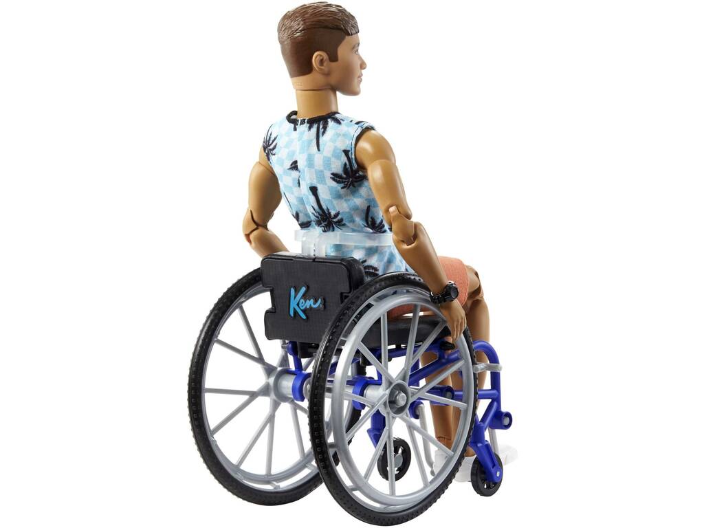 Barbie Fashionista Ken con sedia a rotelle Mattel HJT59