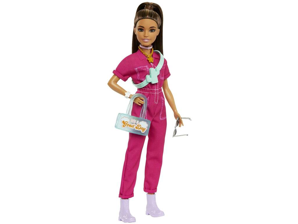 Barbie Mono Rosa Mattel HPL76