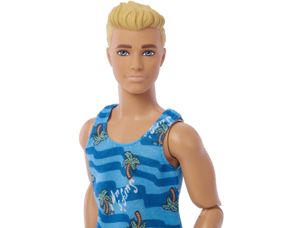 Poupée Barbie Ken Surfing avec chien et planche Mattel HPT50