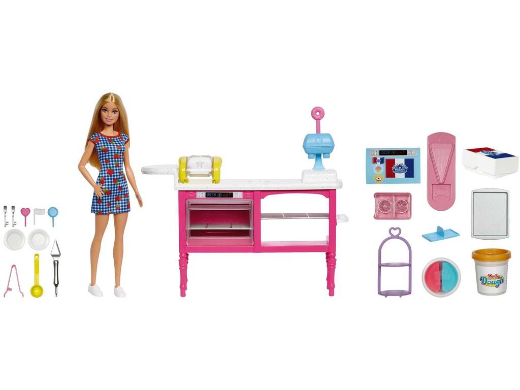 Barbie It Takes Two Boneca com Pastelaria Mattel HJY19