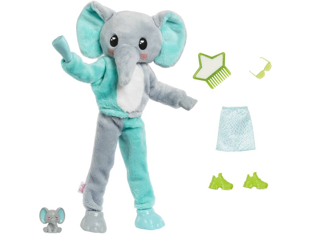 Barbie Cutie Reveal Jungle Elephant Friends Mattel HKP98