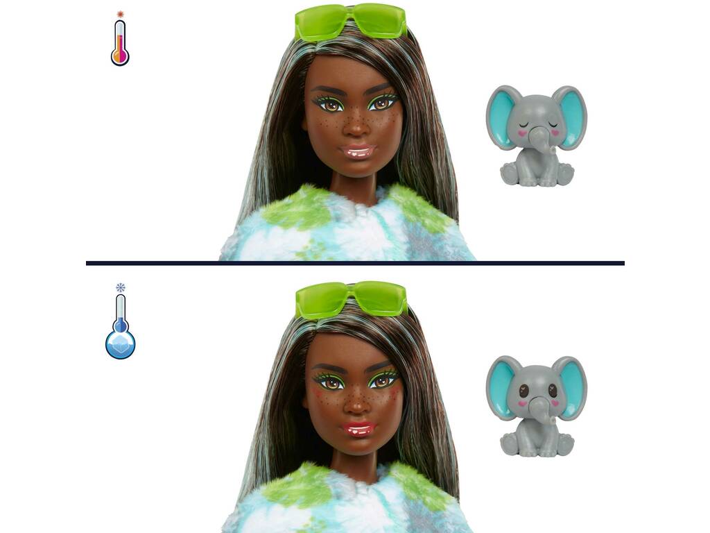 Barbie Cutie Reveal Jungle Elephant Friends Mattel HKP98