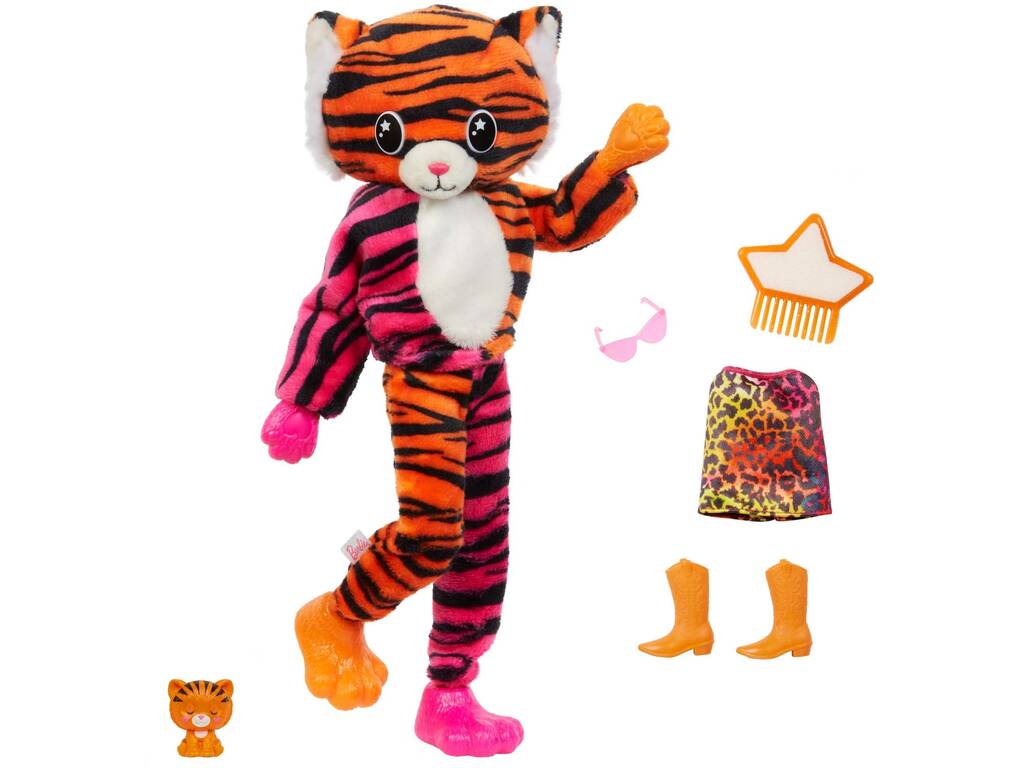 Barbie Cutie Reveal Tiger Jungle Friends Mattel HKP99