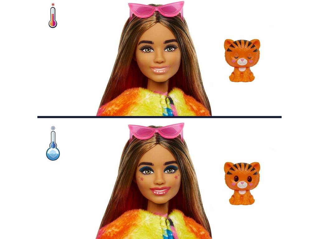 Barbie Cutie Reveal Tiger Jungle Friends Mattel HKP99