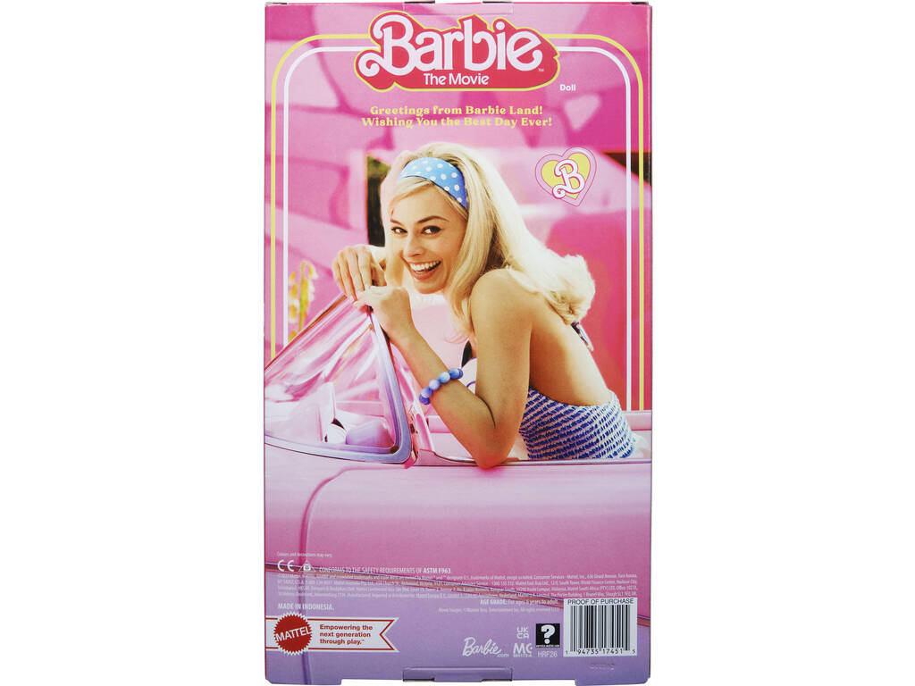 Barbie The Movie Muñeca Barbie Regreso a Barbie Land Mattel HRF26