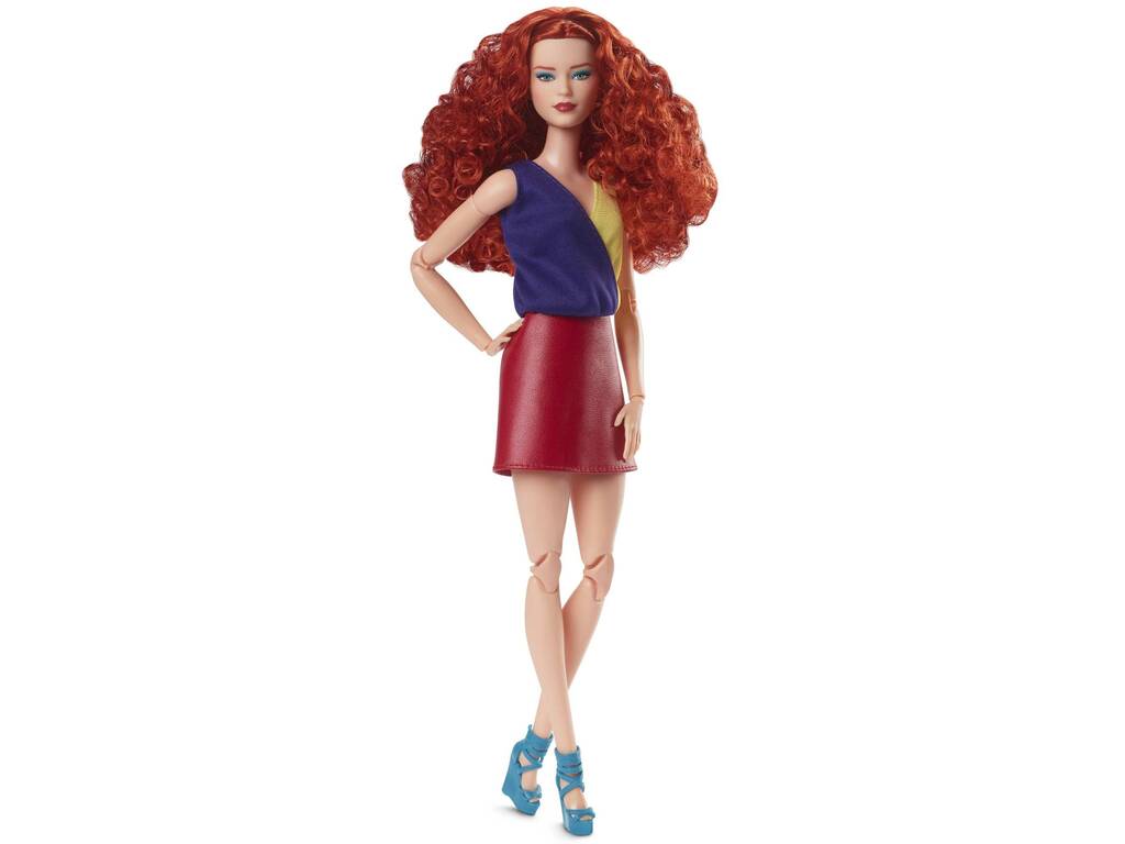 Barbie Signature Looks Boneca Barbie Ruiva Mattel HJW80