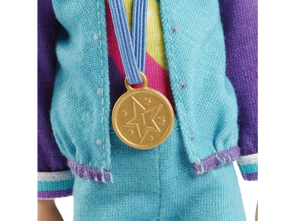 Barbie Team Stacie con Tuta da Ginnastica Mattel GBK59