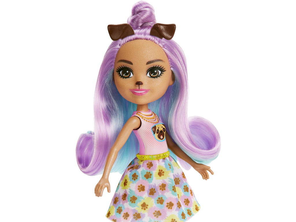 Enchantimals City Tails Bambola Penna Pug e Trusty Mattel HKN11