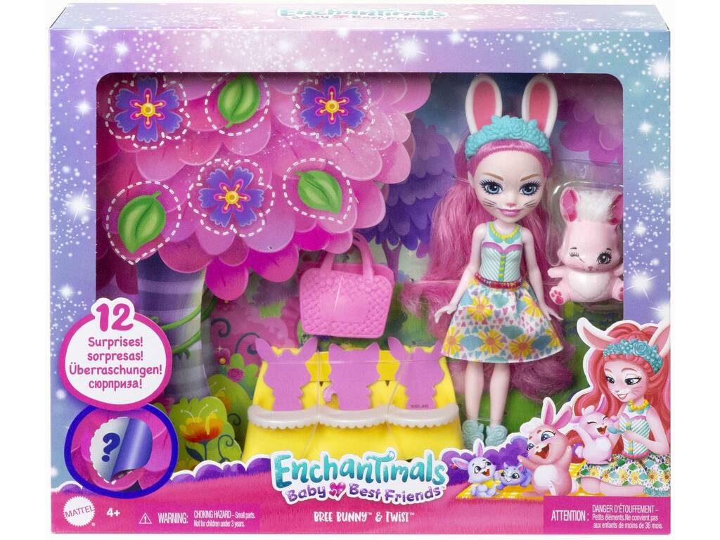 Enchantimals Baby Best Friends Bree Bunny et Twist Mattel HLK85 