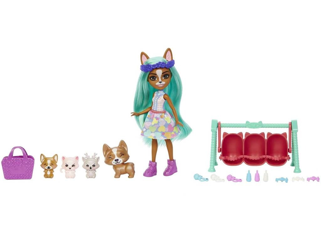 Enchantimals Baby Best Friends Crizia Corgi e Show Mattel HLK86
