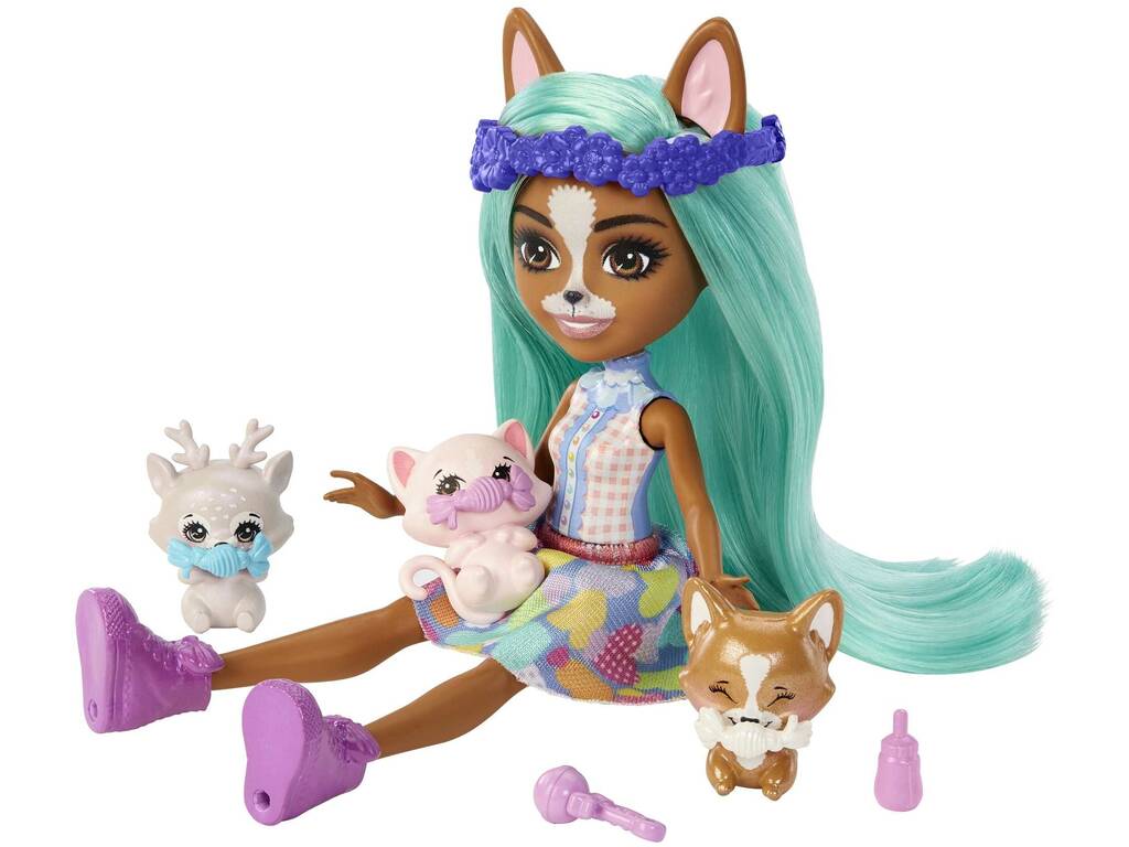 Enchantimals Baby Best Friends Crizia Corgi e Show Mattel HLK86