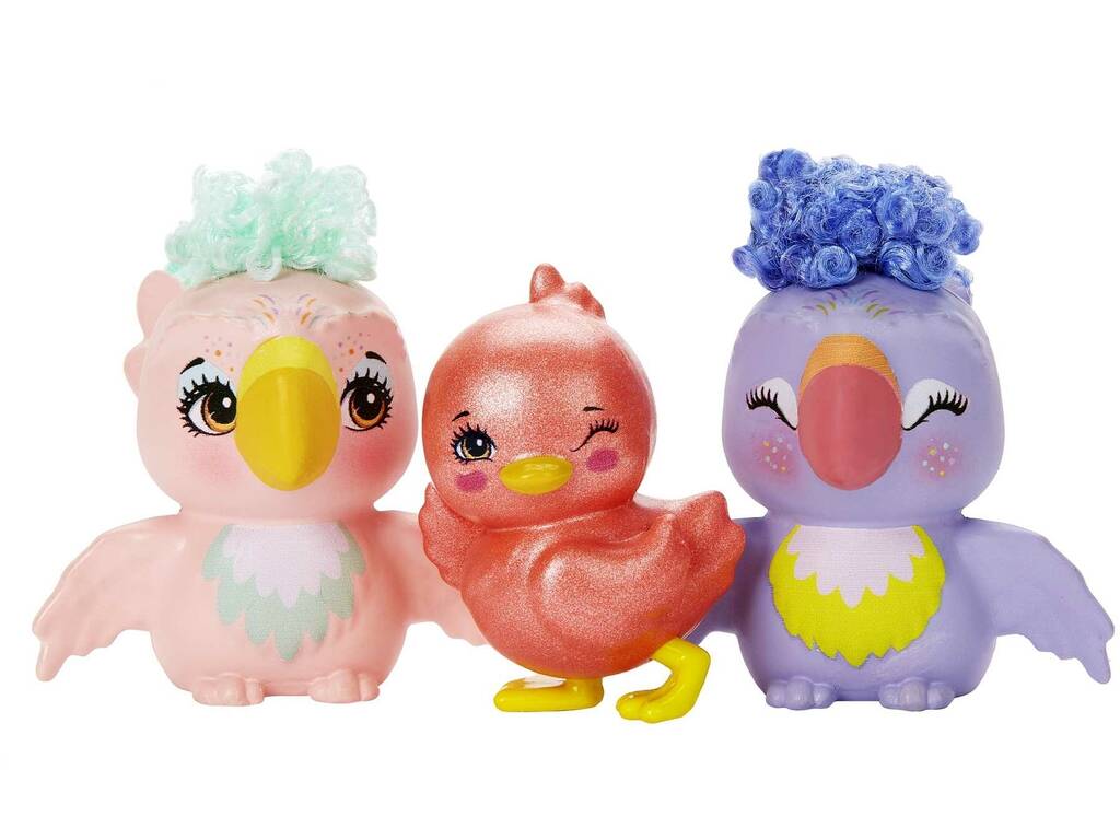 Enchantimals City Tails Filia Finch Family Mattel HKN15