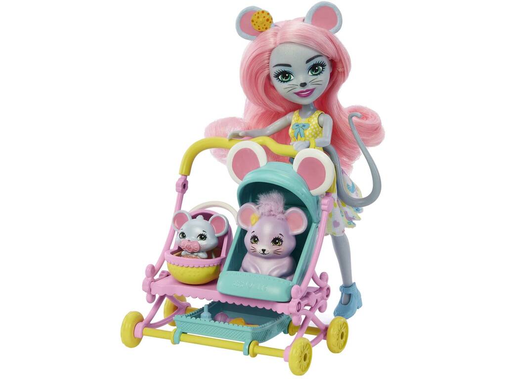 Enchantimals City Tails Happy Baby Trolley Mattel HKR57