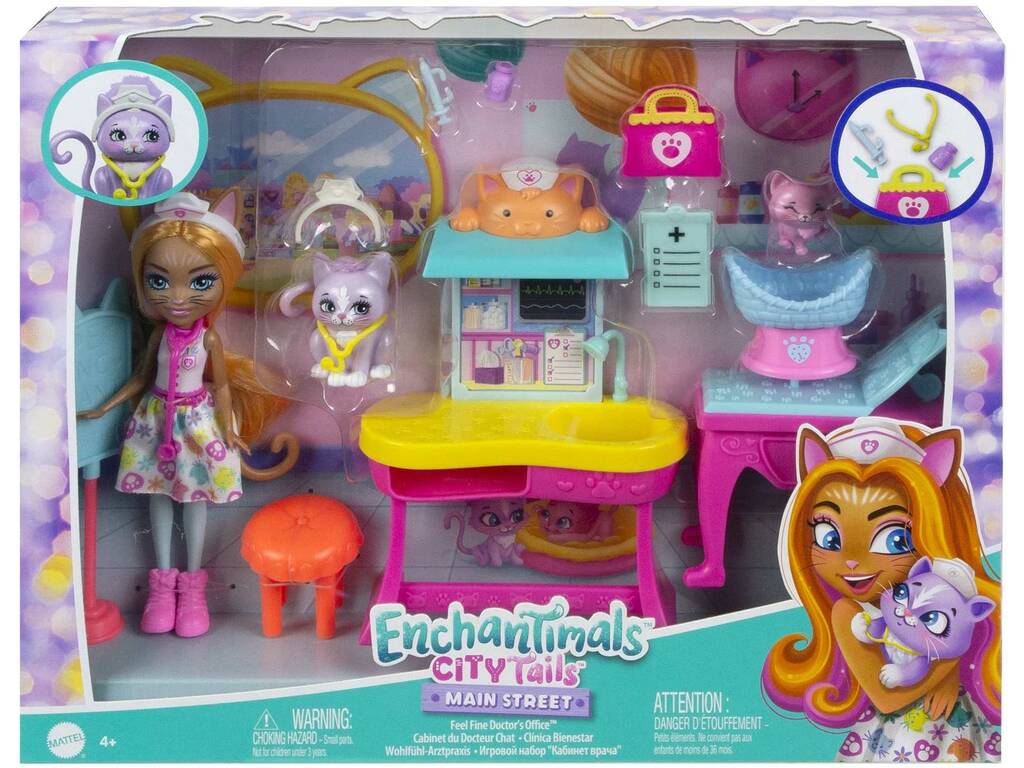 Enchantimals City Tails Clinica del benessere Mattel HLH22
