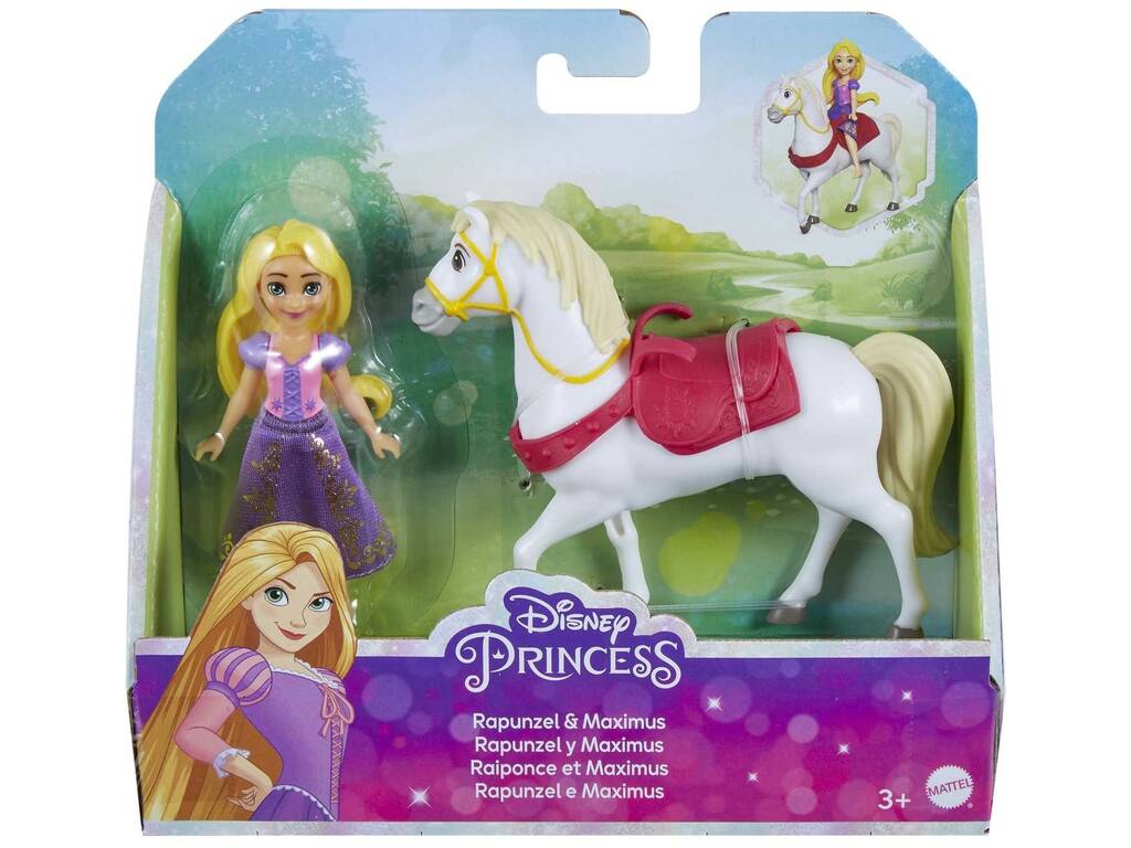 Disney Princess Minis Raiponce et Maximus Mattel HLW84