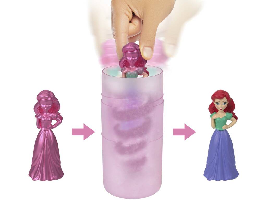 Disney Princesses Mini Doll Surprise Royal Color Reveal Mattel HMB69
