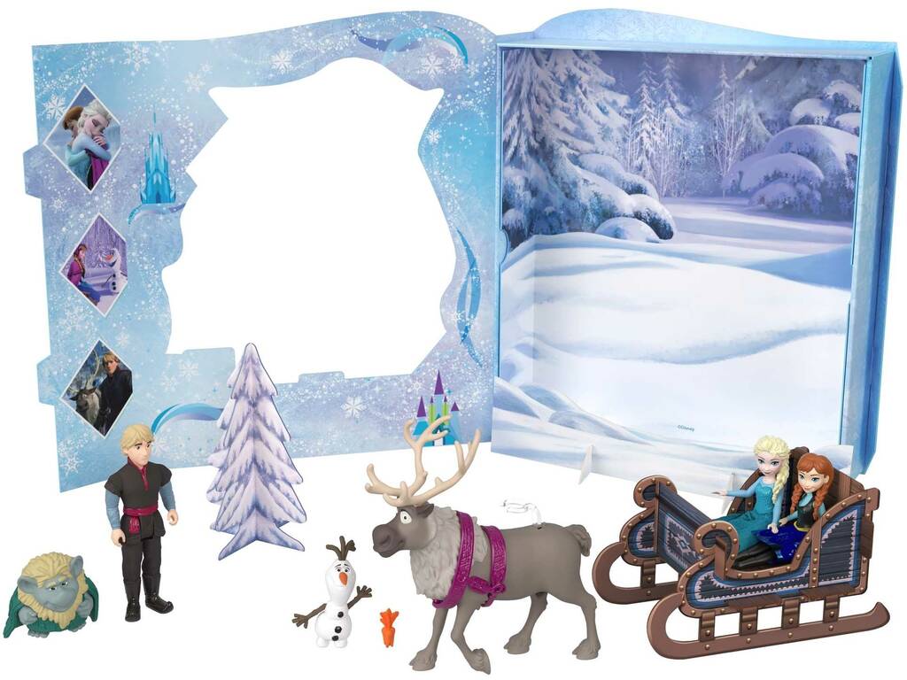 Frozen Minis Pack da 6 figure di fiabe classiche di Frozen Mattel HLX04