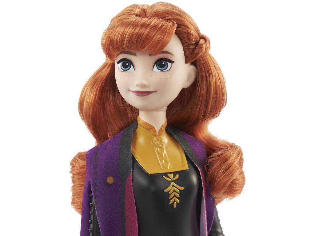 Poupée Frozen Anna avec gilet Mattel HLW50