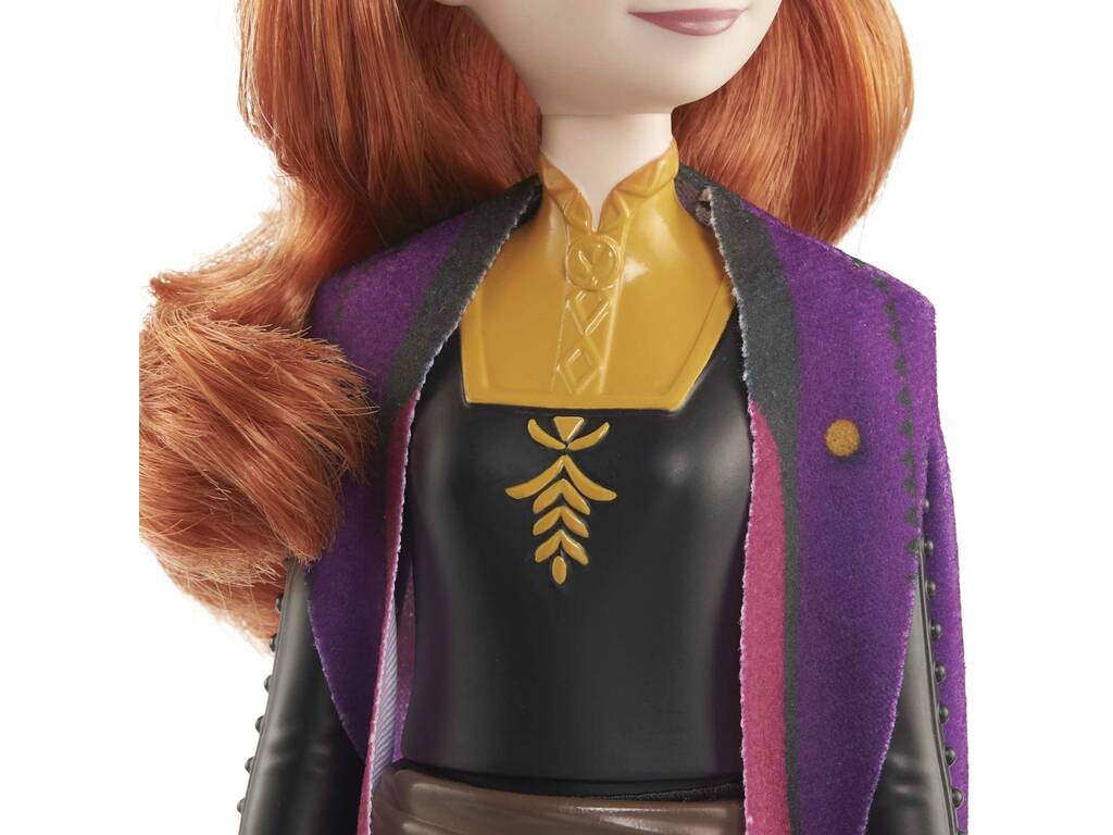 Poupée Frozen Anna avec gilet Mattel HLW50