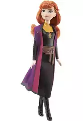 Poupée Frozen Anna avec gilet Mattel HLW50