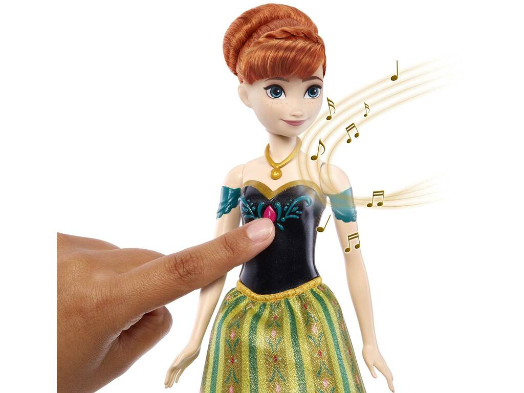 Poupée chantante Frozen Anna Mattel HMG43