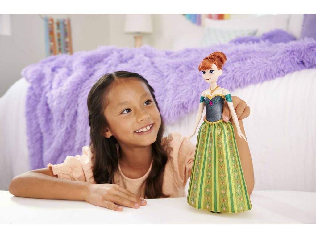 Poupée chantante Frozen Anna Mattel HMG43