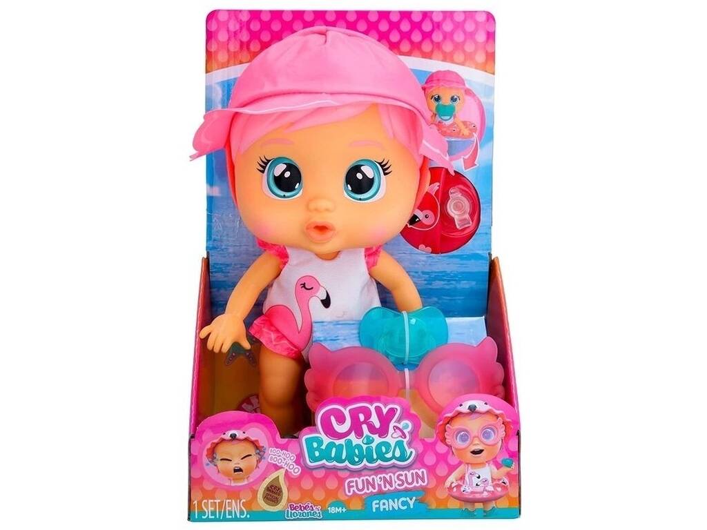 Cry Babies Fun N'Sun Bambola Fancy IMC Toys 908253