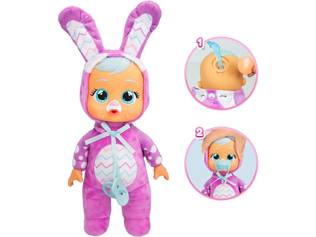 Cry Babies Tiny Cuddles Bunnies bambola Lily IMC Toys 908581