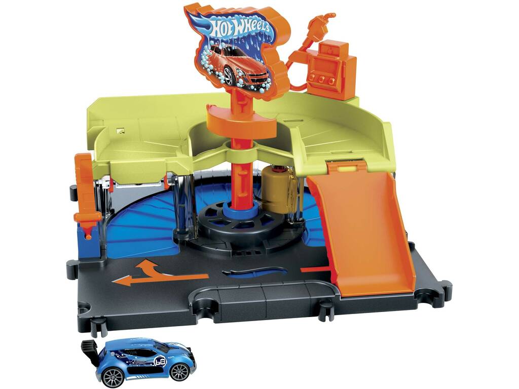 Hot Wheels City Downtown Express Lavaggio Tunnel Mattel HDR27