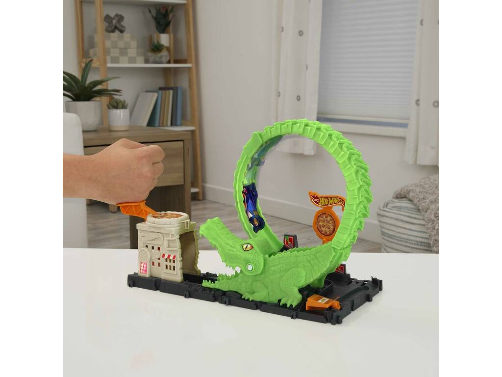 Hot Wheels City Crocodile Attack Mattel HKX39