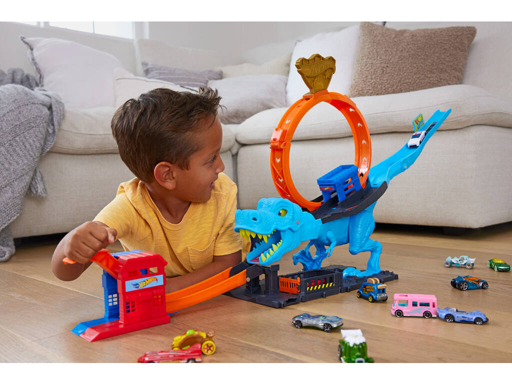 Hot Wheels City T-Rex Challenge Mattel HKX42