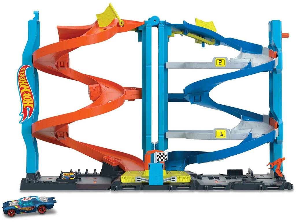 Hot Wheels City Torre de Corridas Transformável Mattel HKX43
