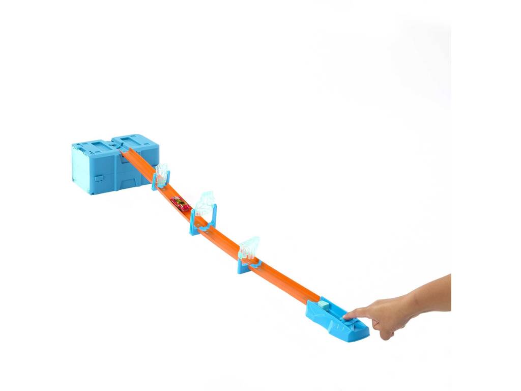 Hot Wheels Track Builder Pack Collisione sul ghiaccio Mattel HKX40