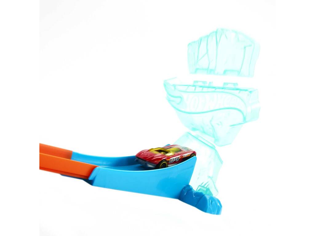 Hot Wheels Track Builder Pack Collisione sul ghiaccio Mattel HKX40