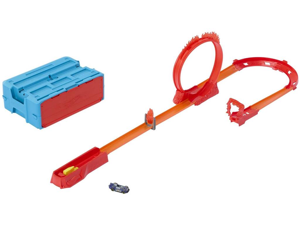 Hot Wheels Track Builder Acrobazie di fuoco Mattel HMC04